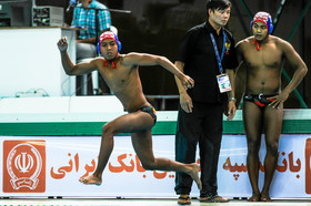 دیدار واترپلو تیم‌های ایران و اندونزی